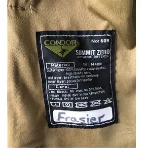 Condor | Jackets & Coats | Condor Summit Zero 69 Soft Shell Tactical ...